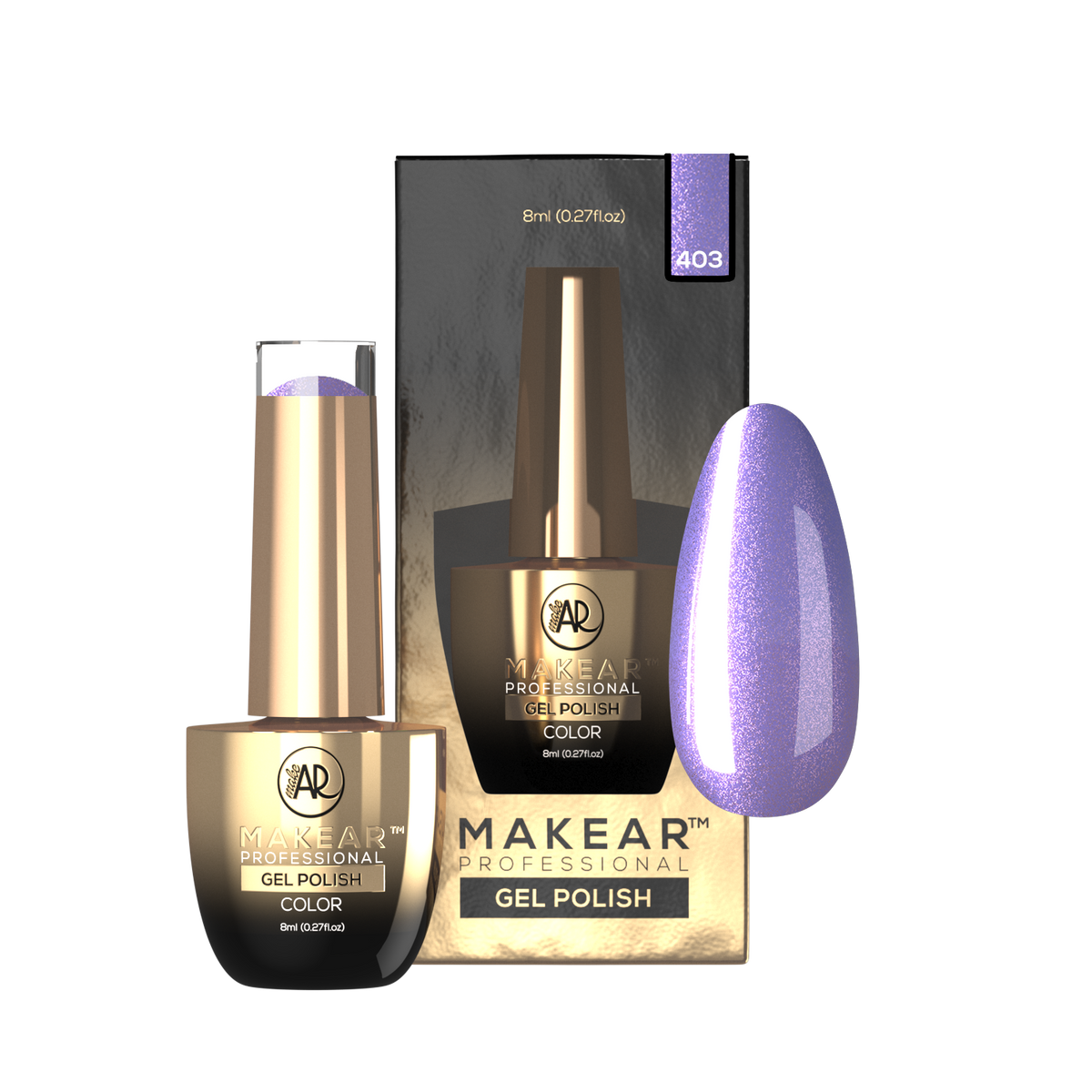 MAKEAR Makear Hybrid-Nagellack 403 Glossy Princess — Inhaltsstoffe und Bewertung