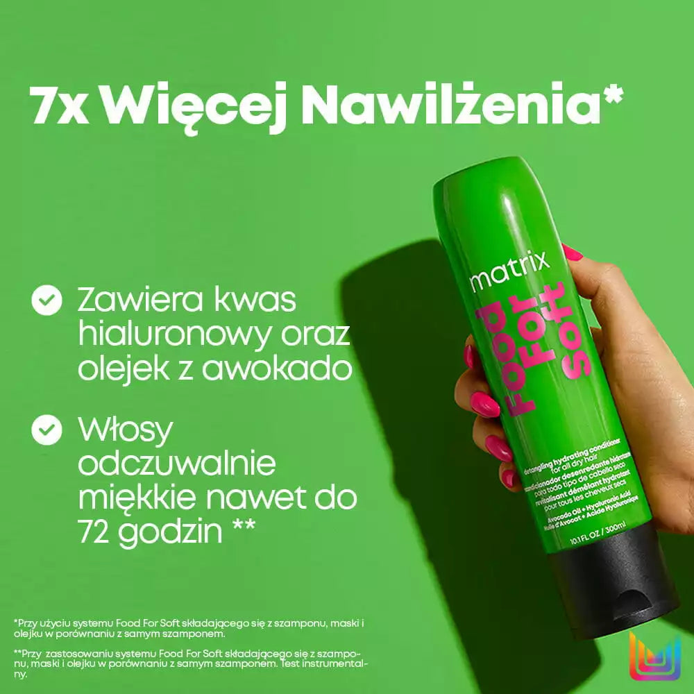 Matrix Food For Soft Intensywnie Nawilżająca Odżywka Do Suchych Włosów 300ml