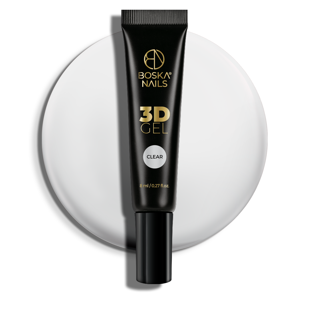 Boska Nails GEL 3D Żel Do Zdobień Clear 8ml