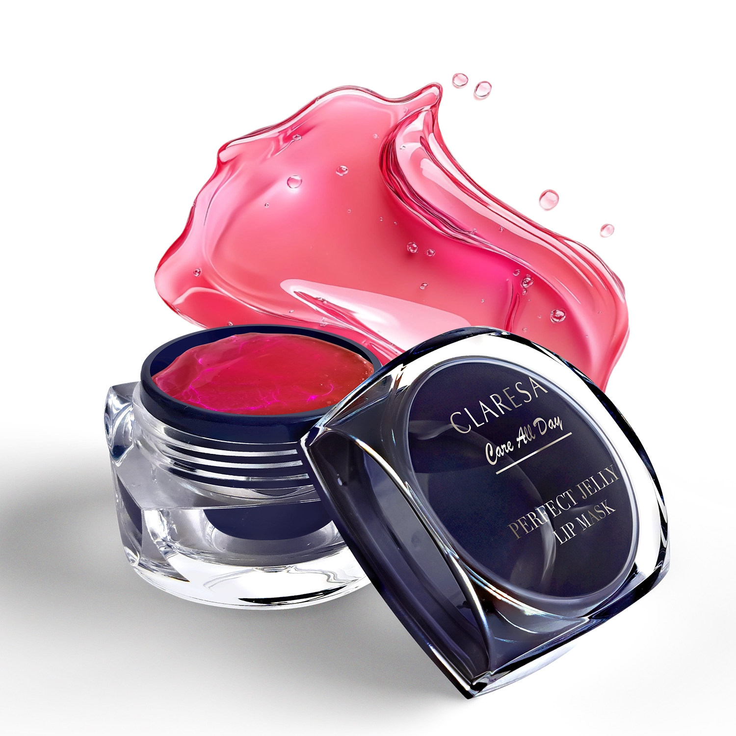 Claresa Care All Day Perfect Jelly Lip Mask Intensywnie Regenerująca Żelowa Maska Do Ust Vanilla Cherry, 8g