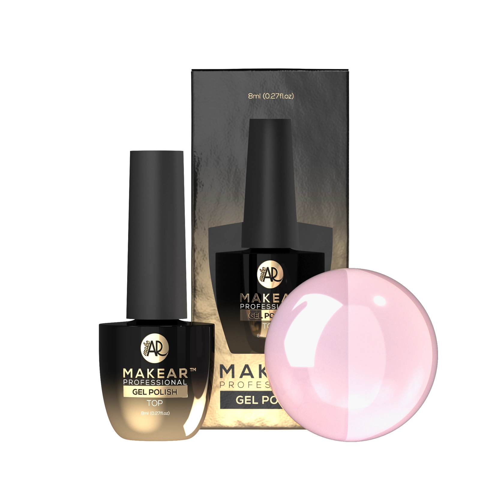 Makear Top No Wipe Milky Pink 8 ml