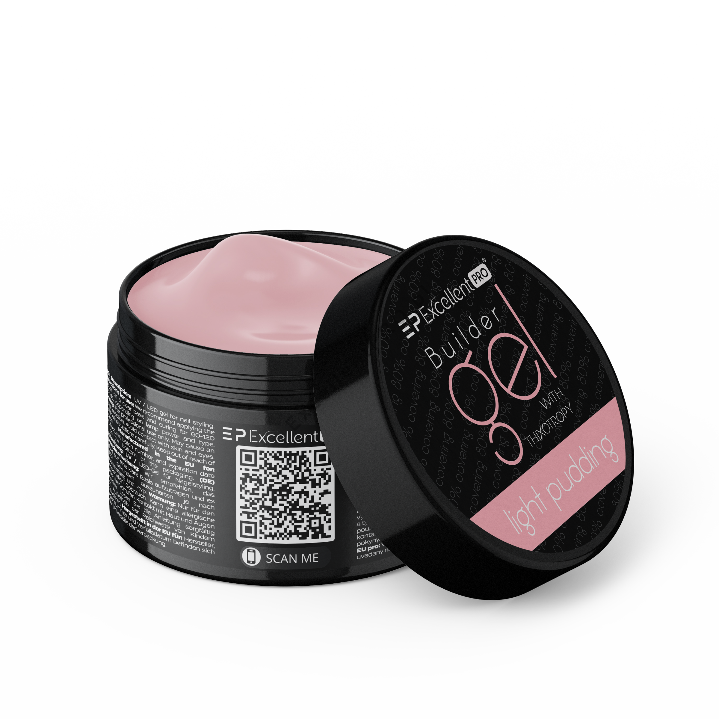 Excellent PRO Builder Gel With Thixotropy Light Pudding 50g