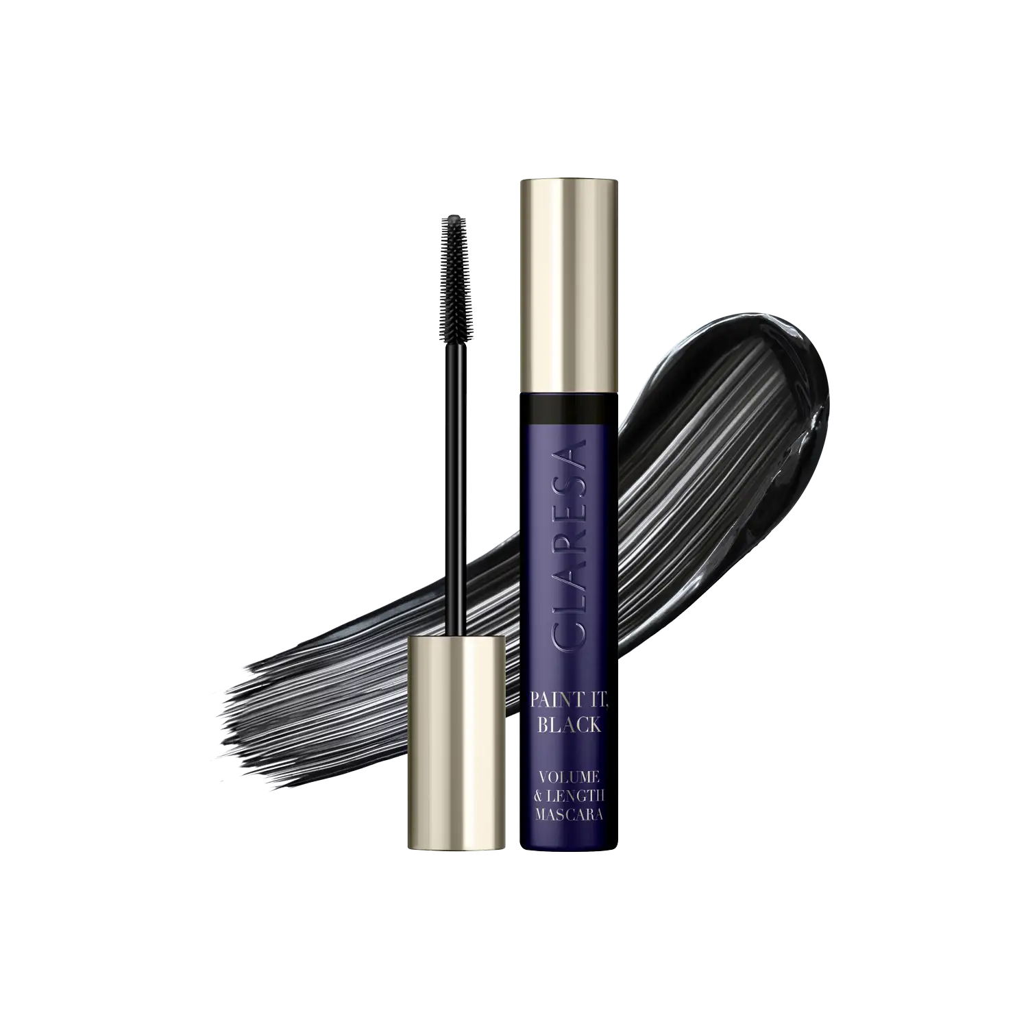 Claresa Paint It, Black Volume & Length Mascara, Tusz Do Rzęs Czarny Wydłużająco-Pogrubiający, 10g