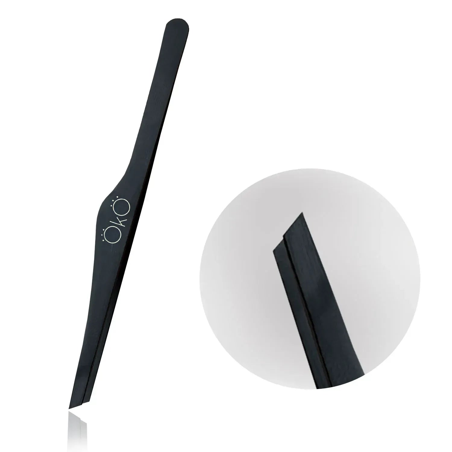 OKO Pęseta Lash&Brow Magnetic Skośna (Ręczne Ostrzenie)
