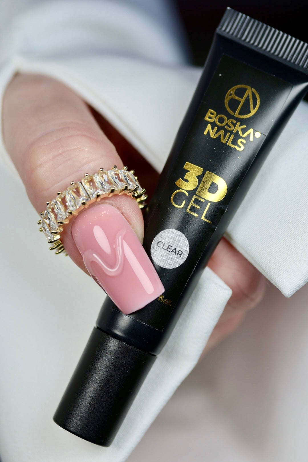 Boska Nails GEL 3D Żel Do Zdobień Clear 8ml