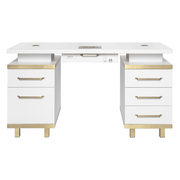 Vento Beauty Biurko Elegante Bianco Z Pochłaniaczem Pyłu Vento Pro Plus