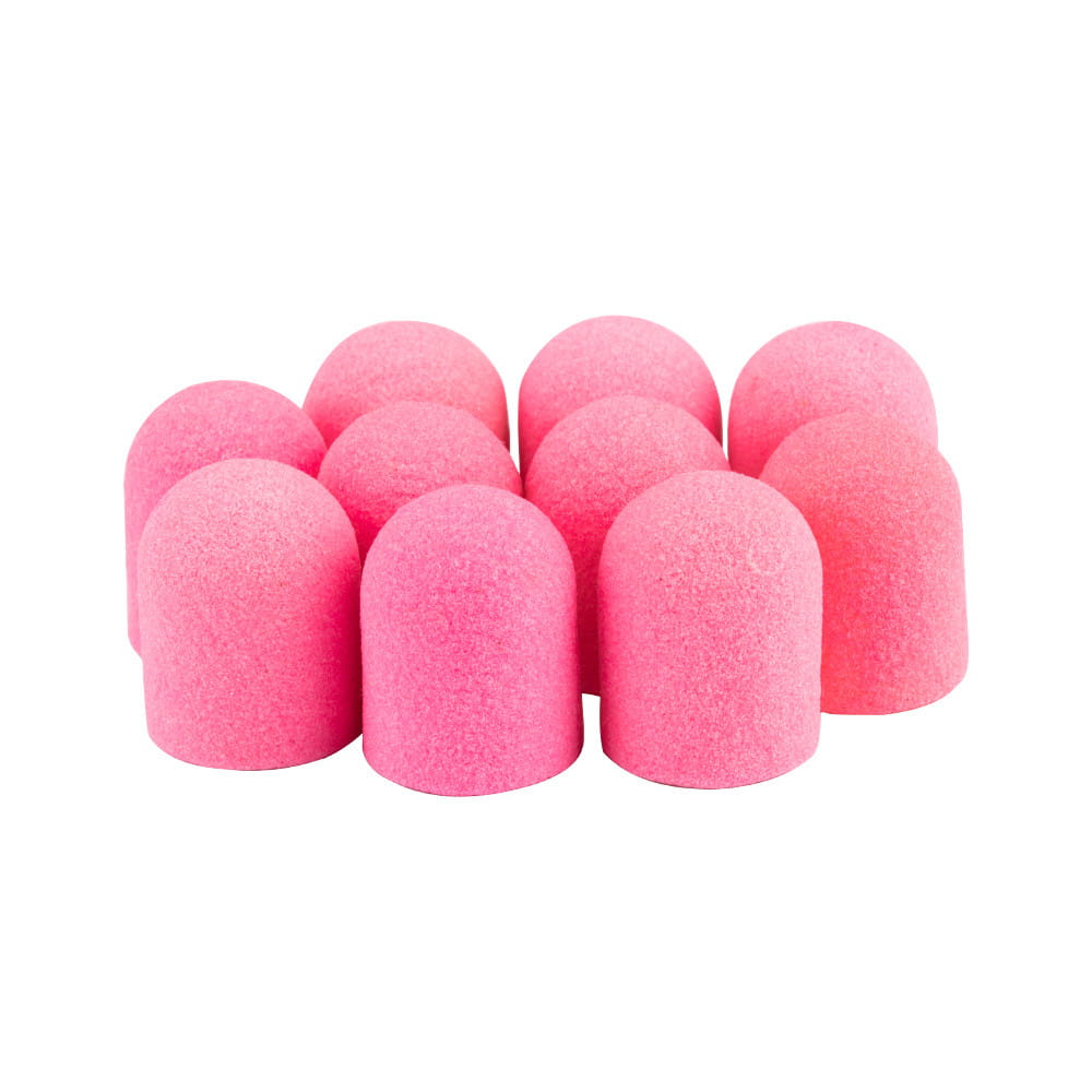 Kapturki Do Pedicure 13 Mm Gradacja 180 10 Szt Fabric Podo Allemed Różowy Pink