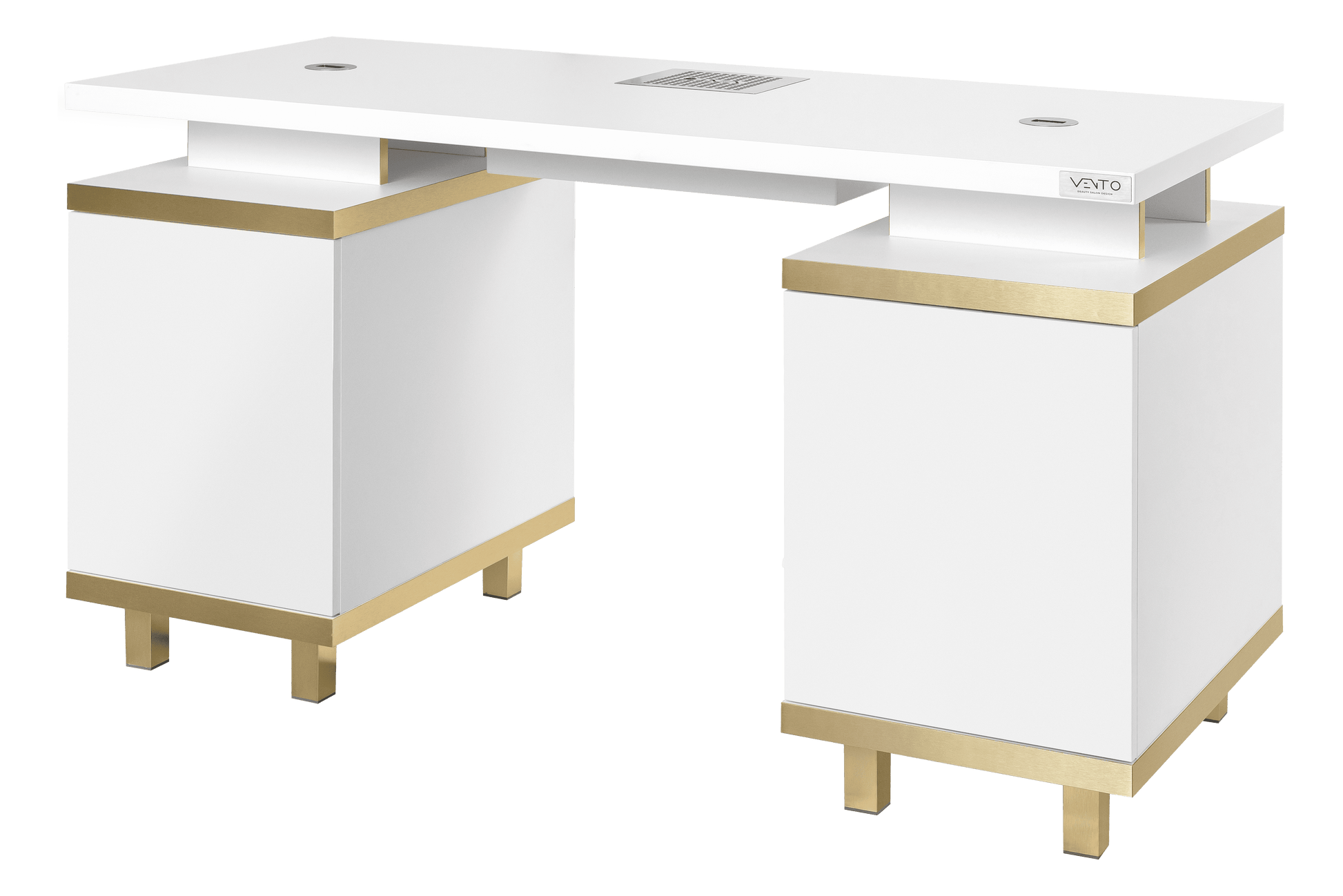 Vento Beauty Biurko Elegante Bianco Z Pochłaniaczem Pyłu Vento Pro Plus