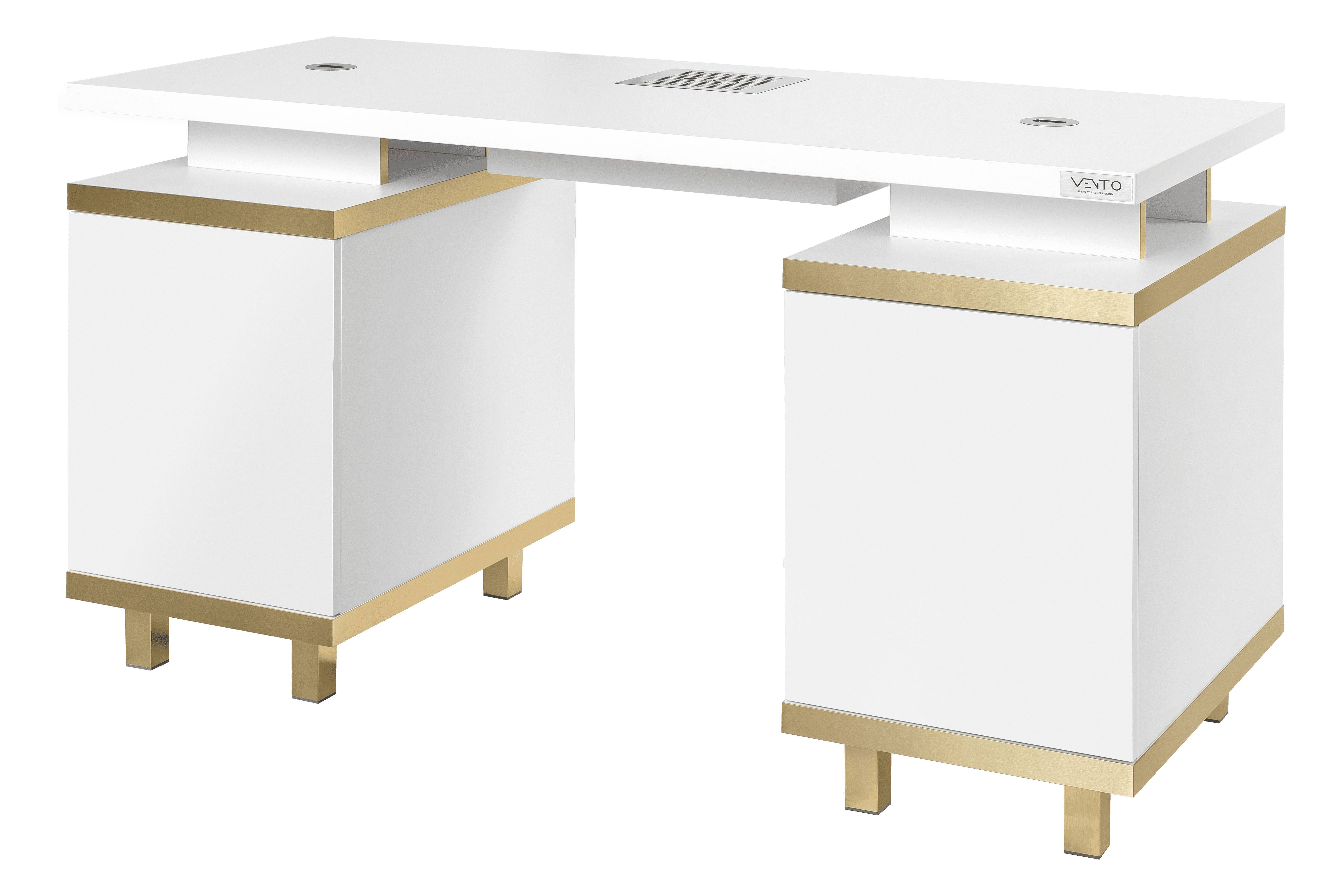 Vento Beauty Biurko Elegante Bianco Z Pochłaniaczem Pyłu Vento Pro Plus