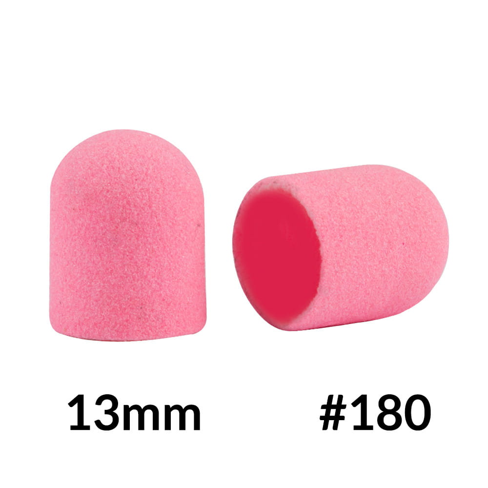 Kapturki Do Pedicure 13 Mm Gradacja 180 10 Szt Fabric Podo Allemed Różowy Pink