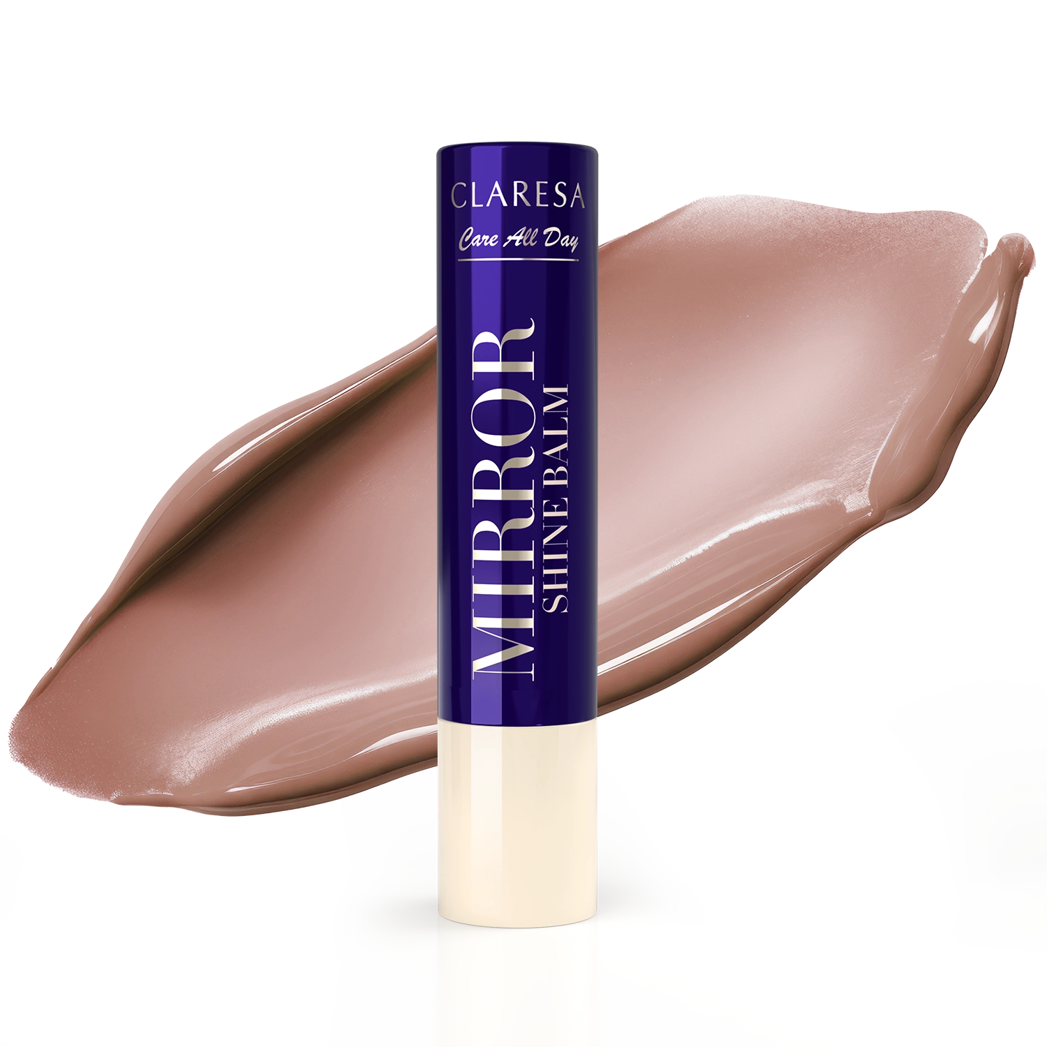 Claresa Care All Day Mirror Shine Balm Błyszczyk W Sztyfcie Tea Time, 3g