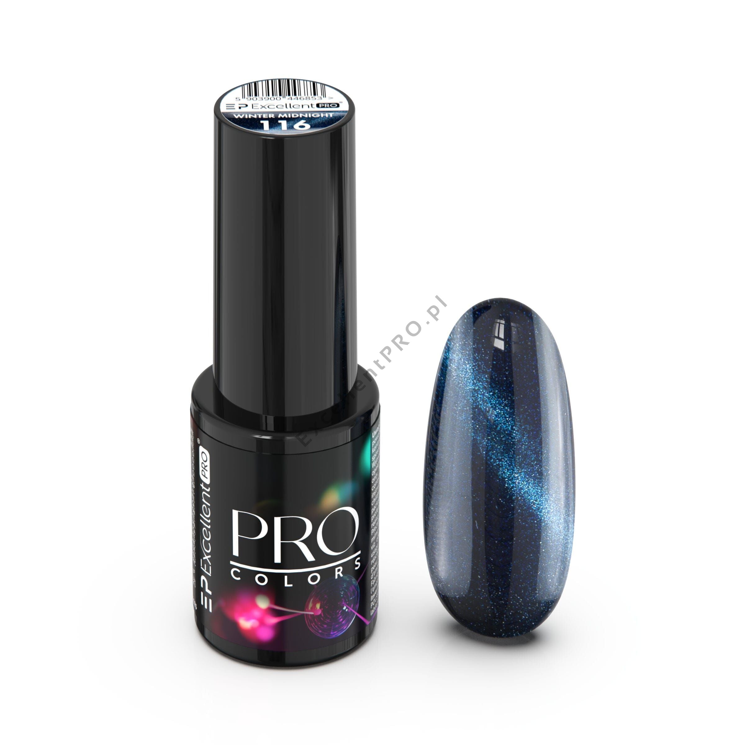 Excellent Pro Colors Hema Free Cat Eye 116 Winter Midnight 7g