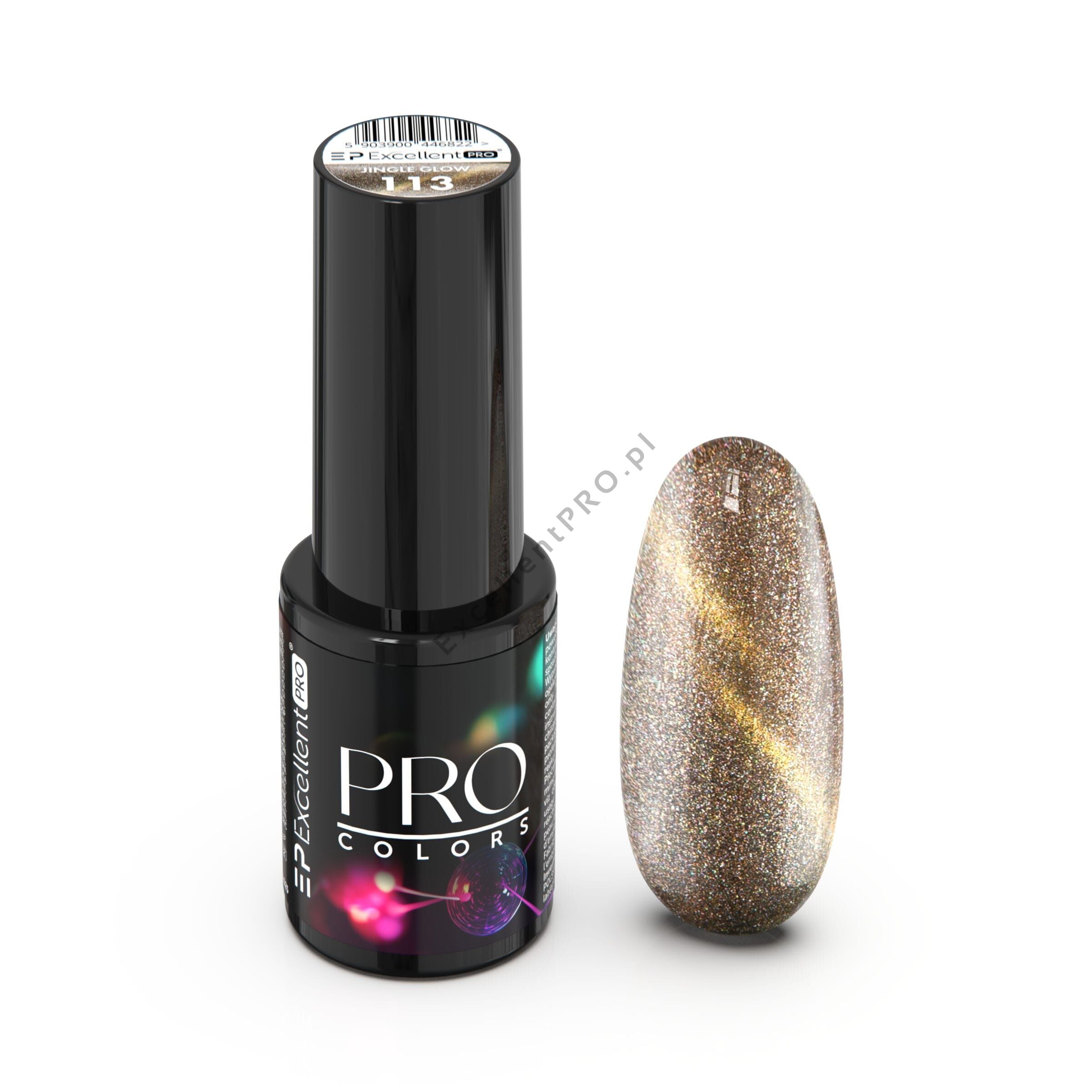 Excellent Pro Colors Hema Free Cat Eye 113 Jingle Glow 7g