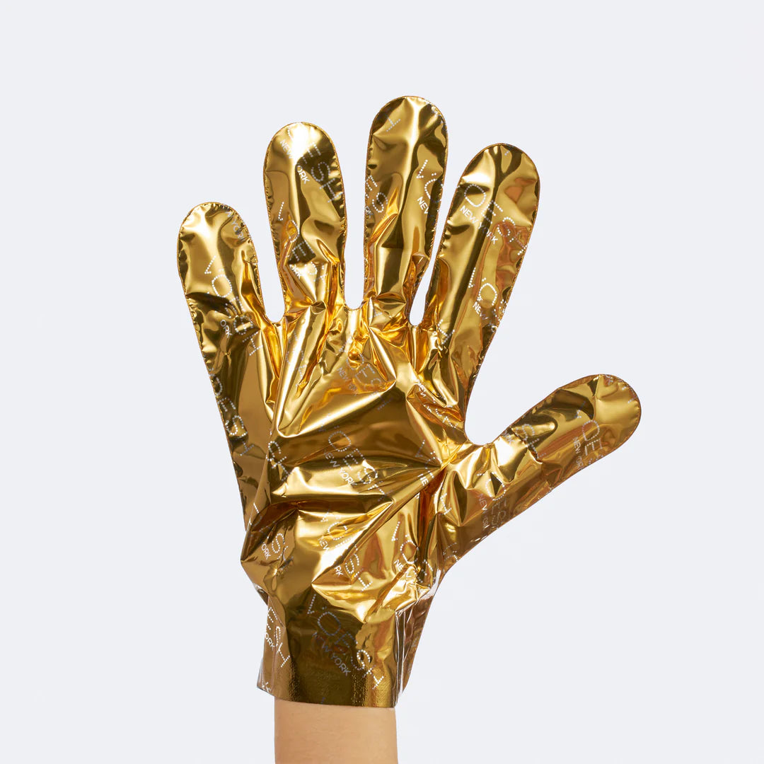Voesh New York Rękawice Kolagenowe -  Imperial Gold