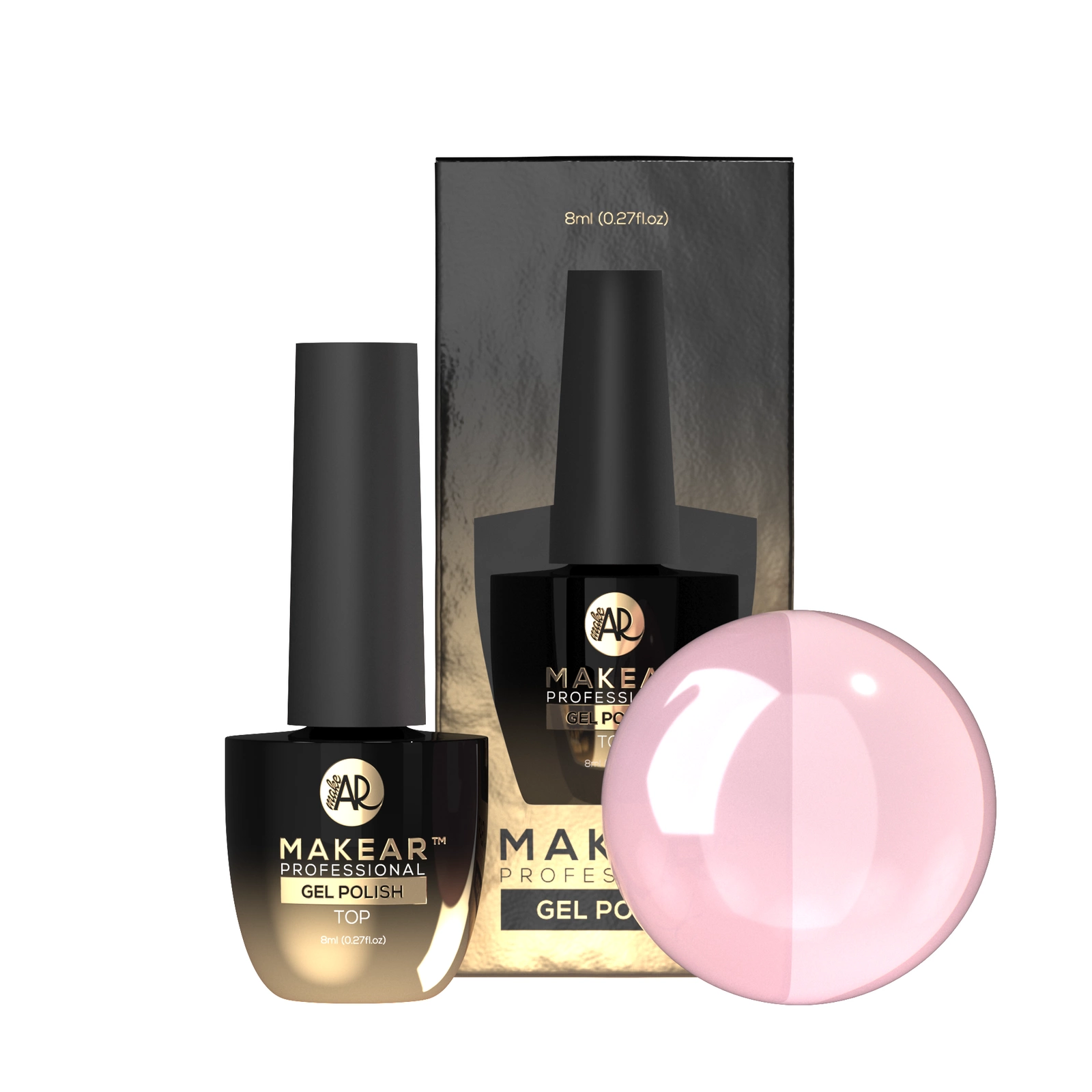 Makear Top No Wipe Milky Rose 8 ml