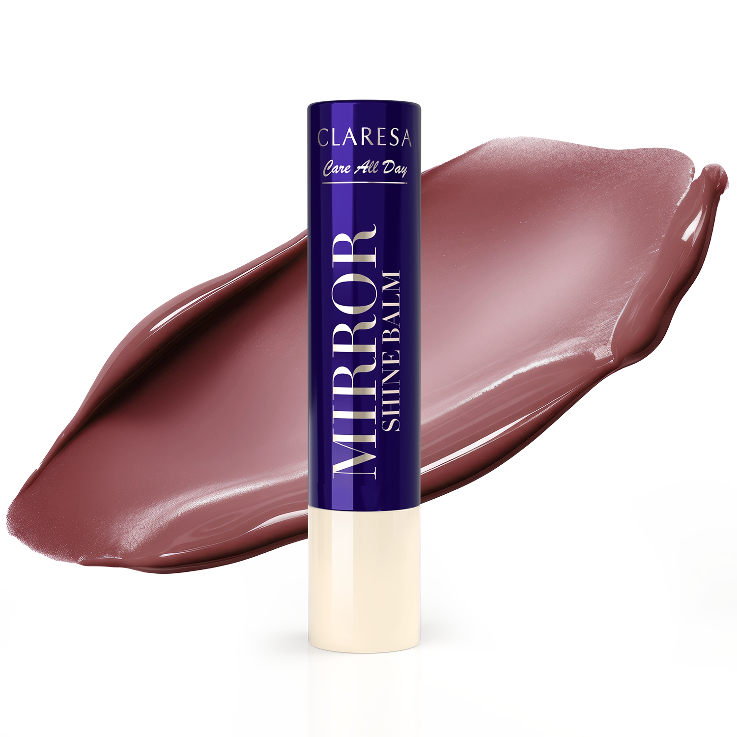 Claresa Care All Day Mirror Shine Balm Błyszczyk W Sztyfcie Painted Rose, 3g