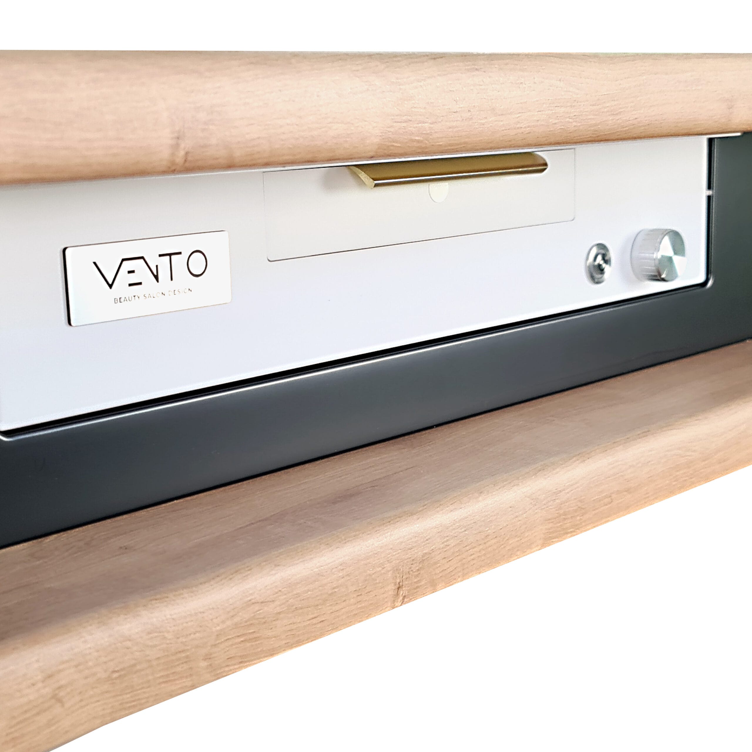 Vento Beauty Biurko Black Cavier Z Pochłaniaczem Pyłu Vento Pro Plus