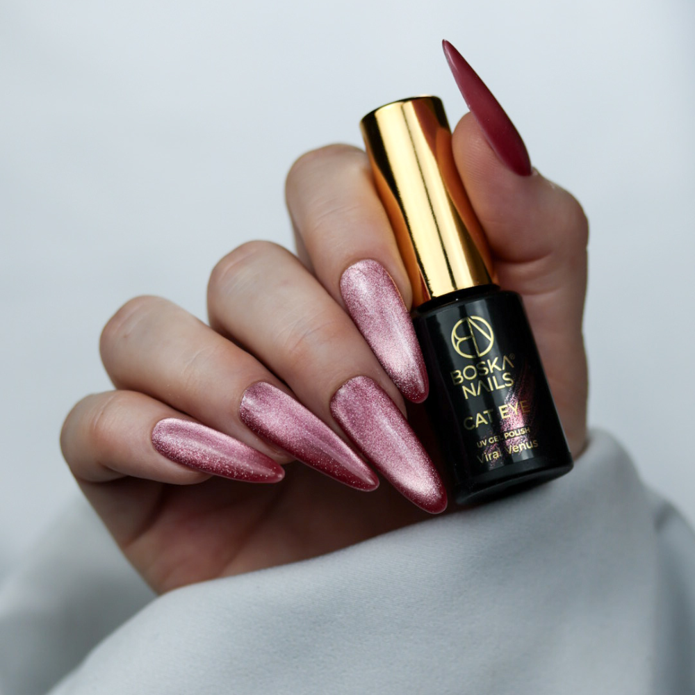 Boska Nails Lakier Hybrydowy Viral Cat Eye Viral Venus No 495 6ml