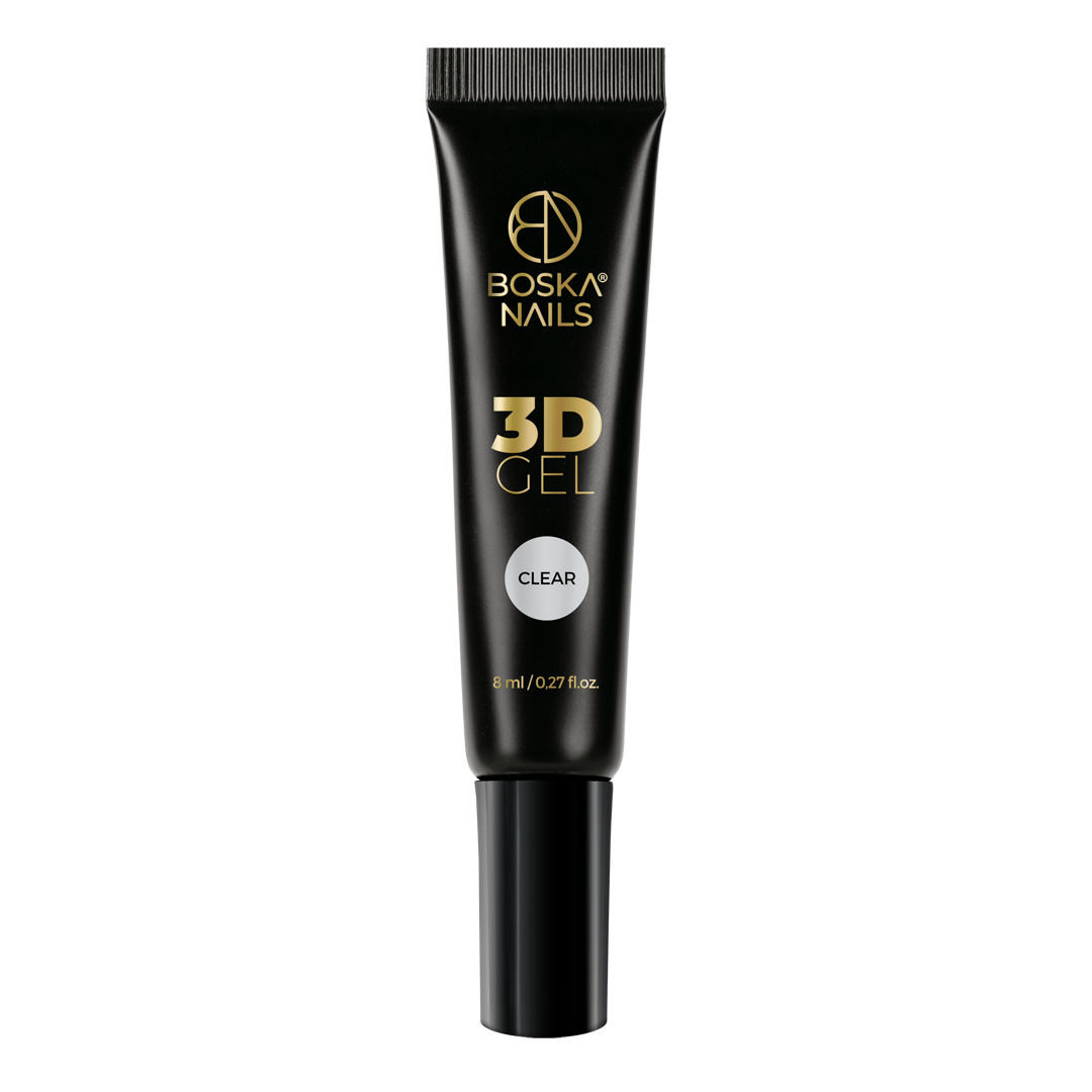 Boska Nails GEL 3D Żel Do Zdobień Clear 8ml