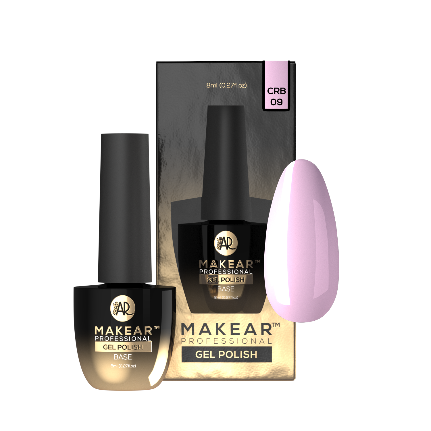 Makear Baza Kauczukowa Color Rubber Base CRB09 Pink 8 ml