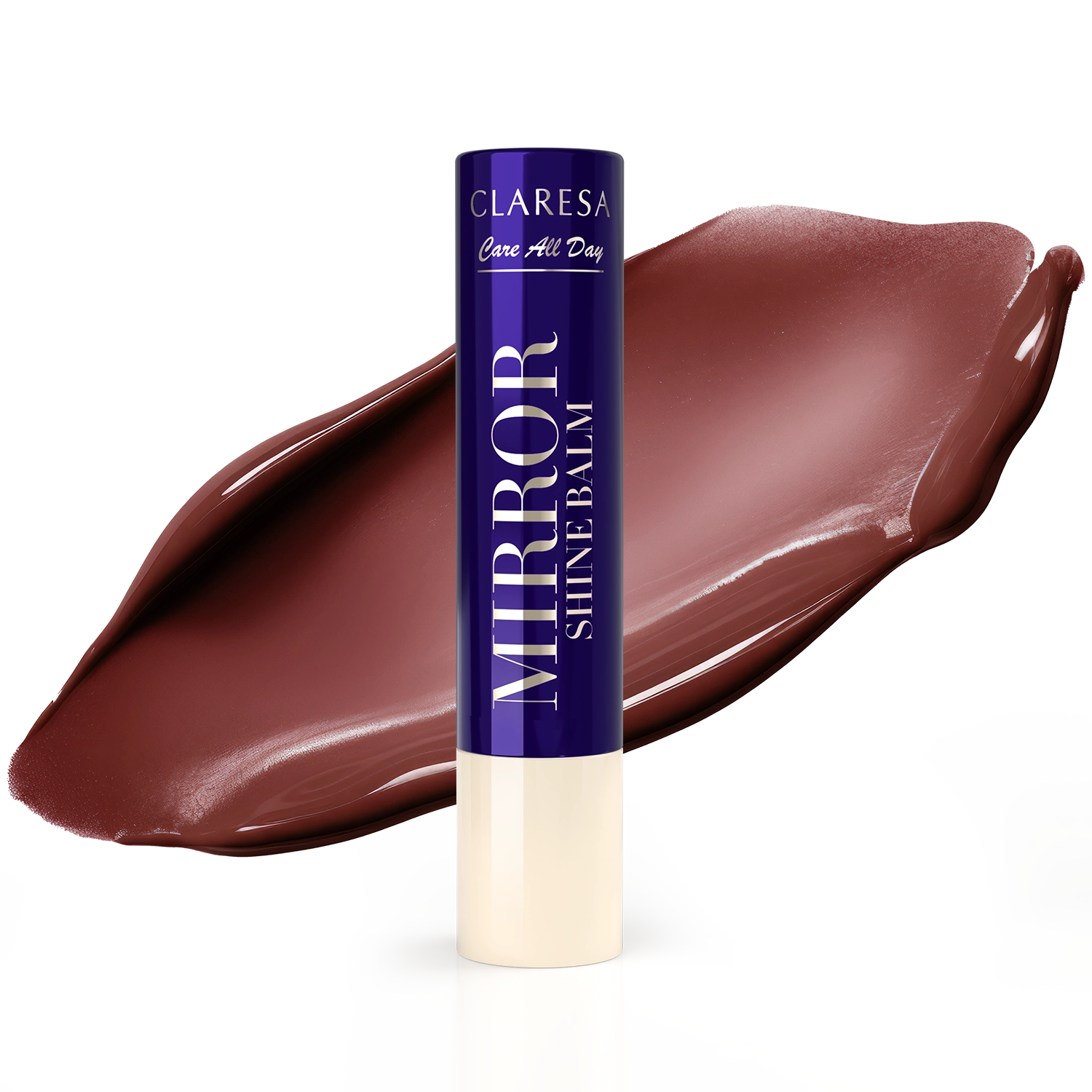 Claresa Care All Day Mirror Shine Balm Błyszczyk W Sztyfcie Mad Hatter, 3g