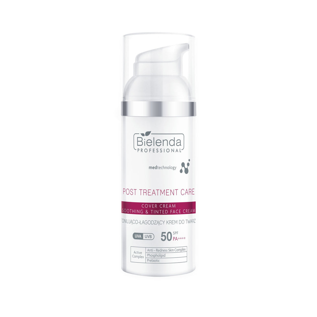 Bielenda Bielenda Krem Łagodząco – Tonujący Cover Cream SPF 50 — Inhaltsstoffe i ocena