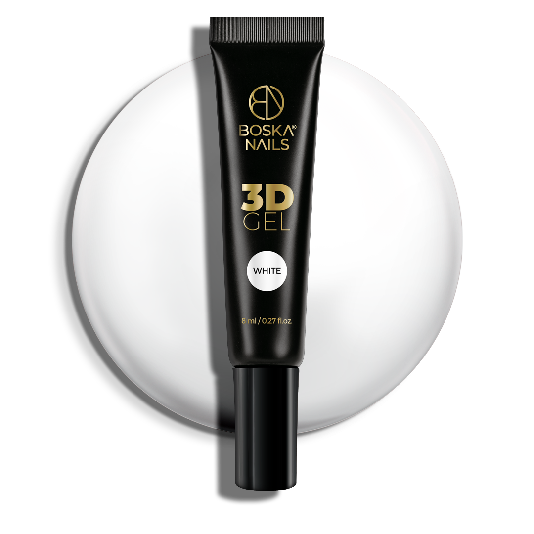 Boska Nails GEL 3D Żel Do Zdobień White 8ml