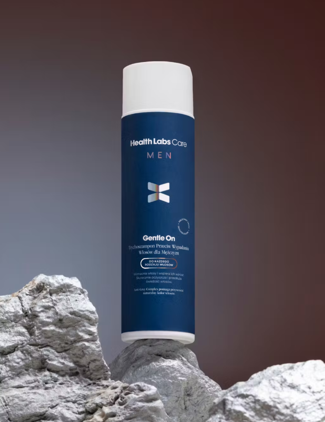 Health Labs Care Gentle On Trychoszampon Przeciw Wypadaniu Włosów Dla Mężczyzn 250ml