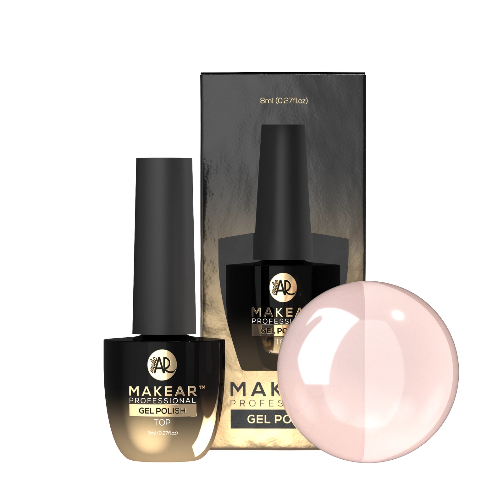 Makear Top No Wipe Milky Nude 8 ml