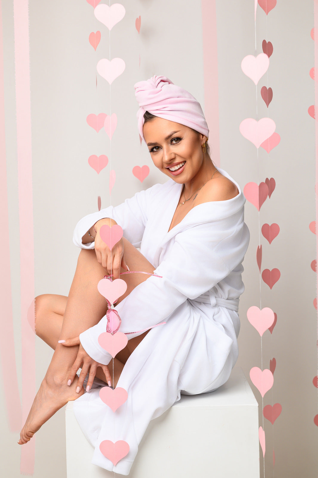 Turban Do Włosów Welur Premium