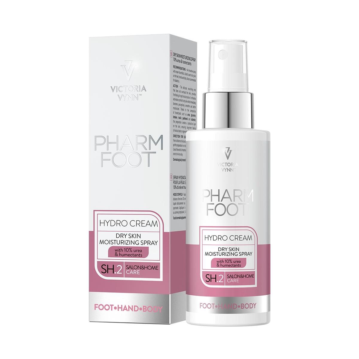 Pharm Foot Pharm Foot Hydro Cream Nawilżający Spray Do Suchej Skóry 10% Mocznika I Humektanty 150ml — Składniki i ocena
