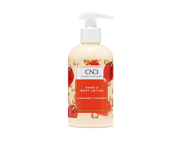 CND Scentsations - Balsam Do Rąk i Ciała Prosecco i Truskawki 245ml