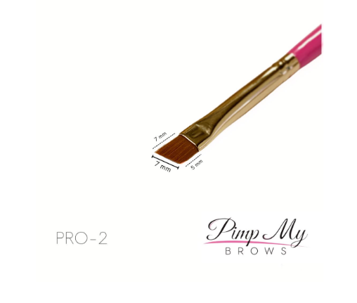 Wonder Lashes Pędzel Do Brwi Skośny Pimp My Brows PRO – 2 Pimp My Lashes
