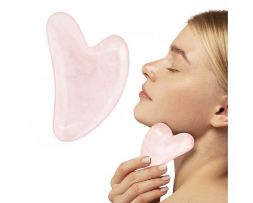 Kamień do Masażu Gua Sha Pink Różowy