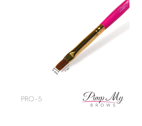 Wonder Lashes Pędzel Do Brwi Prosty Podłużny Pimp My Brows PRO – 5 Pimp My Lashes