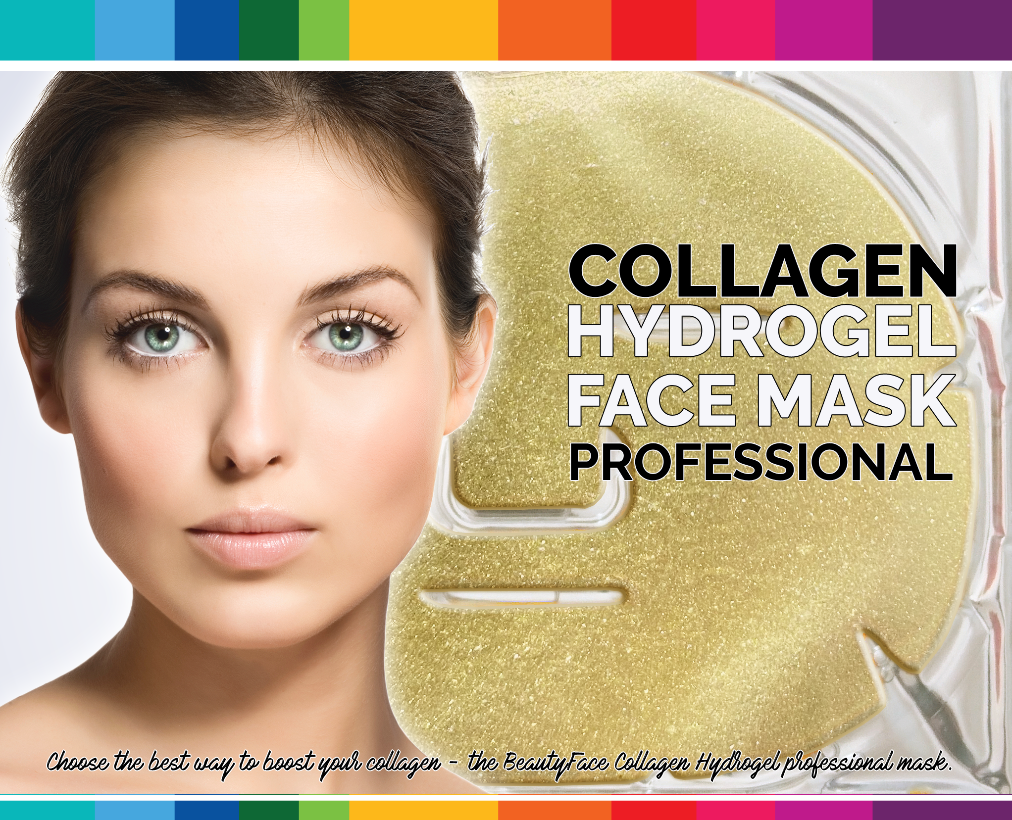 Beautyface Hydrogel Odmładzająco Rozświetlająca Kolagenowa Maska Z Diamentami I Złotem