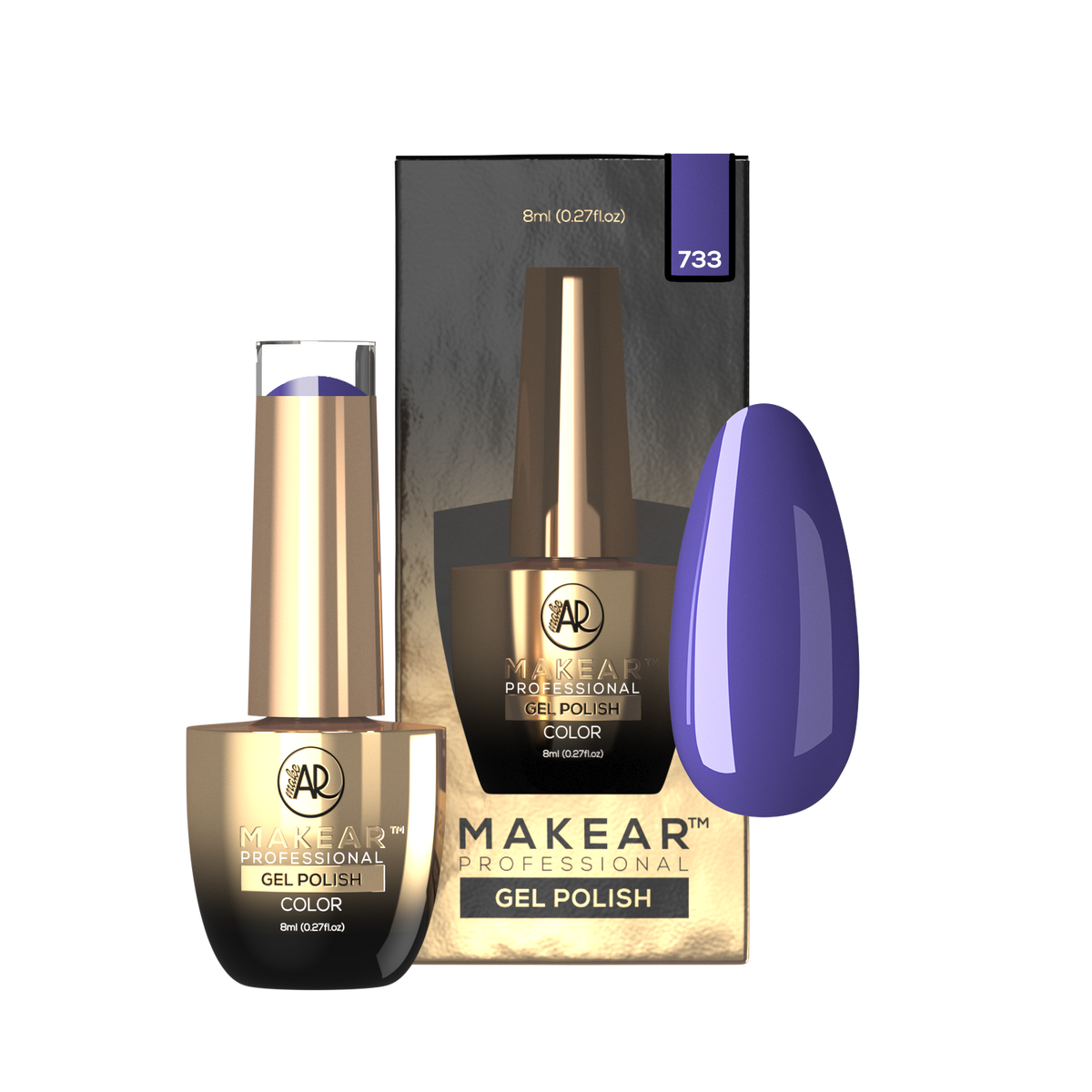 MAKEAR Makear Hybrid-Nagellack 733 Regular 8Ml — Inhaltsstoffe und Bewertung