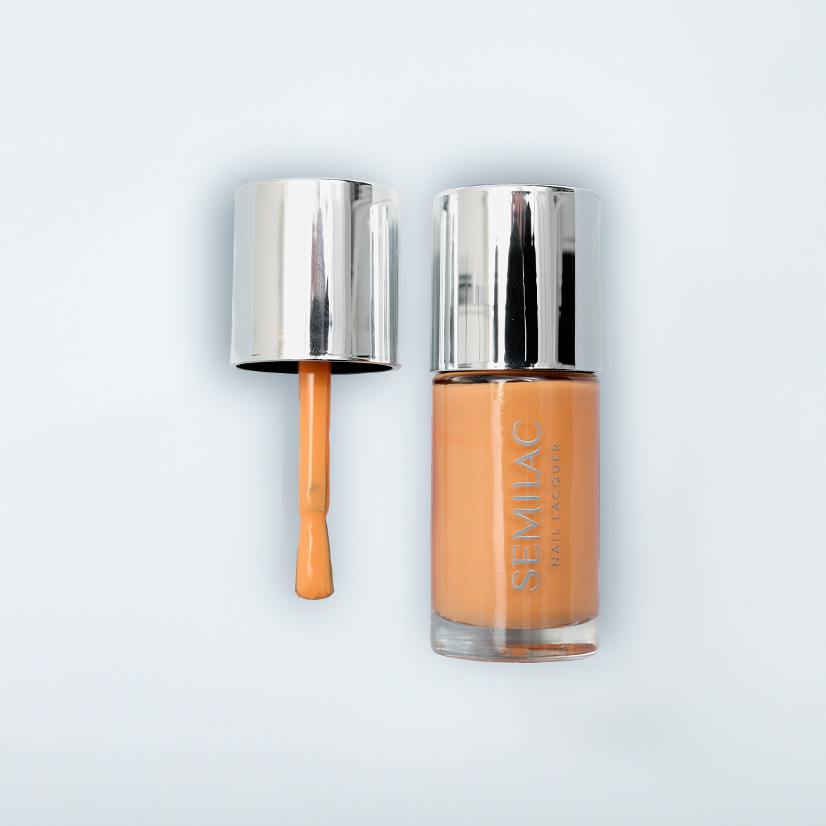 Semilac Lakier Klasyczny 121 Nail Lacquer Neon Orange 9 ml
