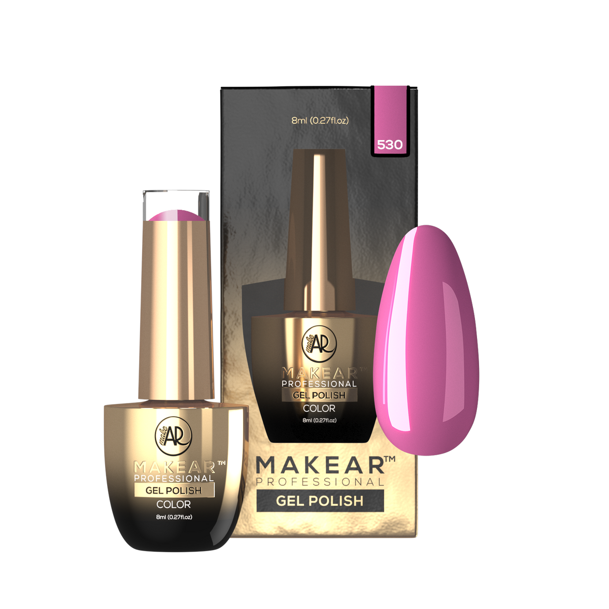 MAKEAR Makear Hybrid-Nagellack 530 Regular 8Ml — Inhaltsstoffe und Bewertung