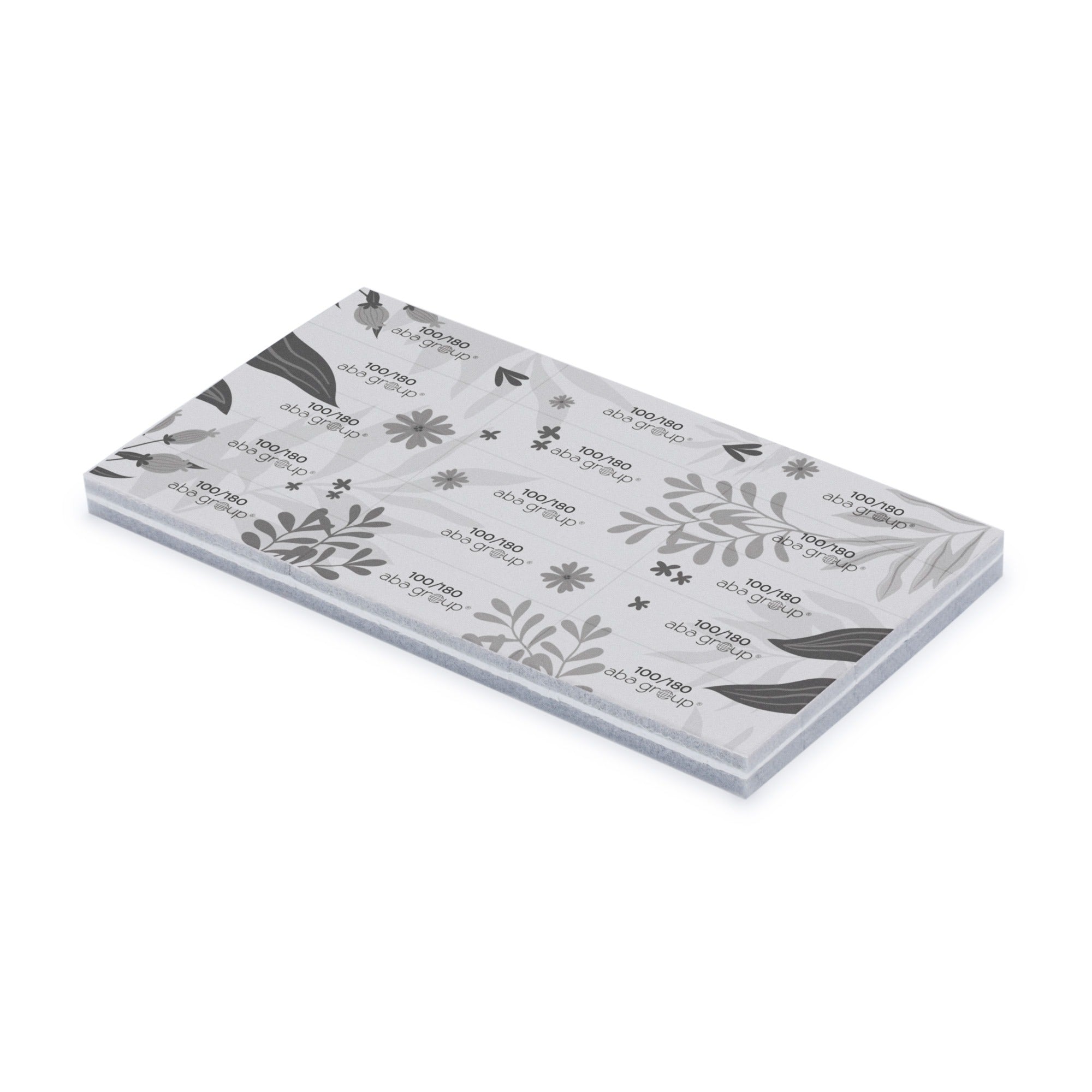 Aba Group Tear-Off Buffer Flowers Blok Jednorazowych Polerek Do Odrywania “Flowers” 100/180, 45 Sztuk