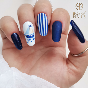 Boska Nails Lakier Hybrydowy Divine Blue Secret No 363 6ml
