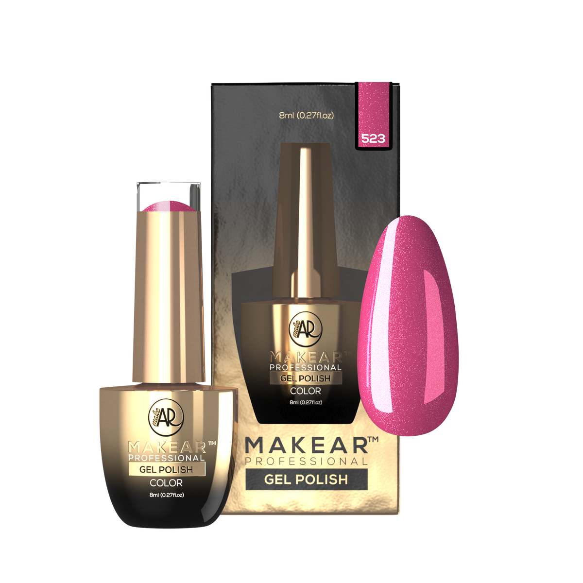MAKEAR Makear Hybrid-Nagellack 523 Regular 8Ml — Inhaltsstoffe und Bewertung