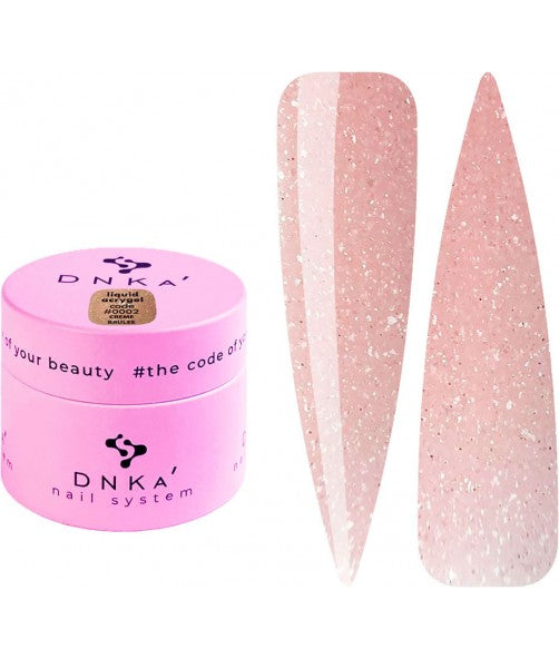 DNKa Liquid Acrygel Płynny Żel Wzmacniający Płytkę #0002 Creme Brulee 15ml