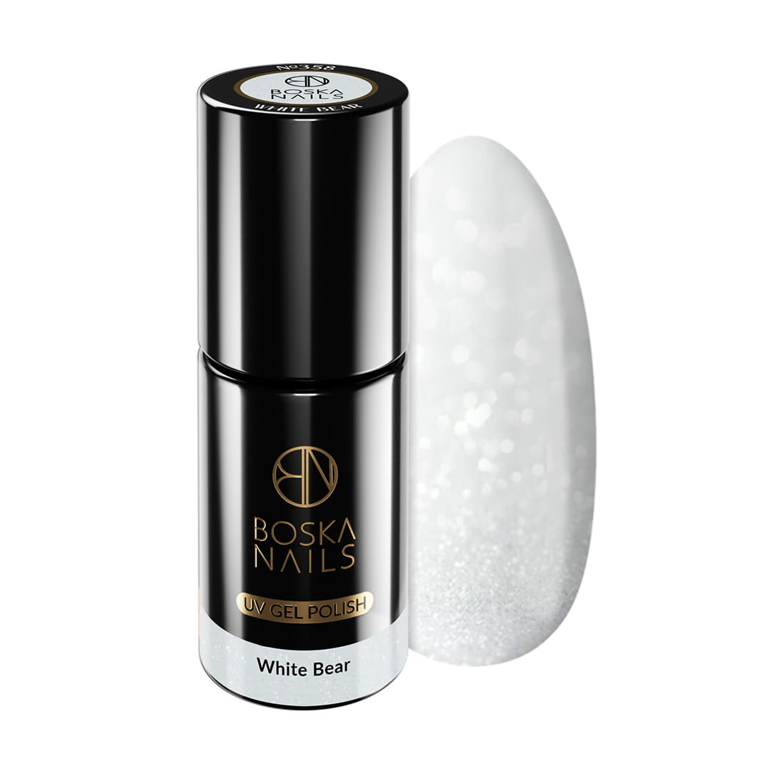 Boska Nails Lakier Hybrydowy Divine White Bear No 358 6ml