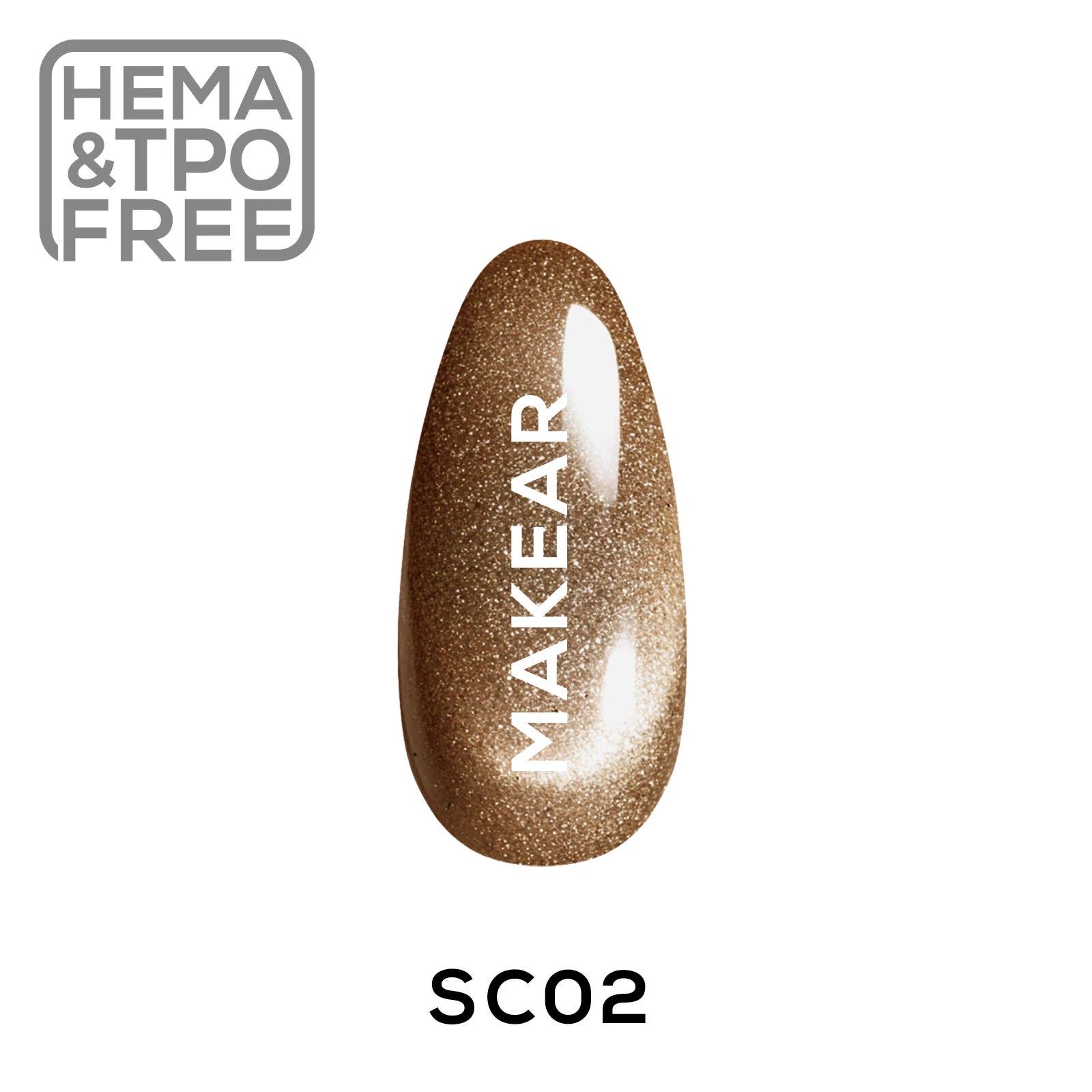 Makear Lakier Hybrydowy Cat Eye SC02 8ml