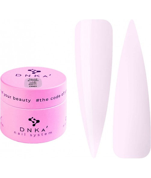 DNKa Liquid Acrygel Płynny Żel Wzmacniający Płytkę #0011 Candy 15ml