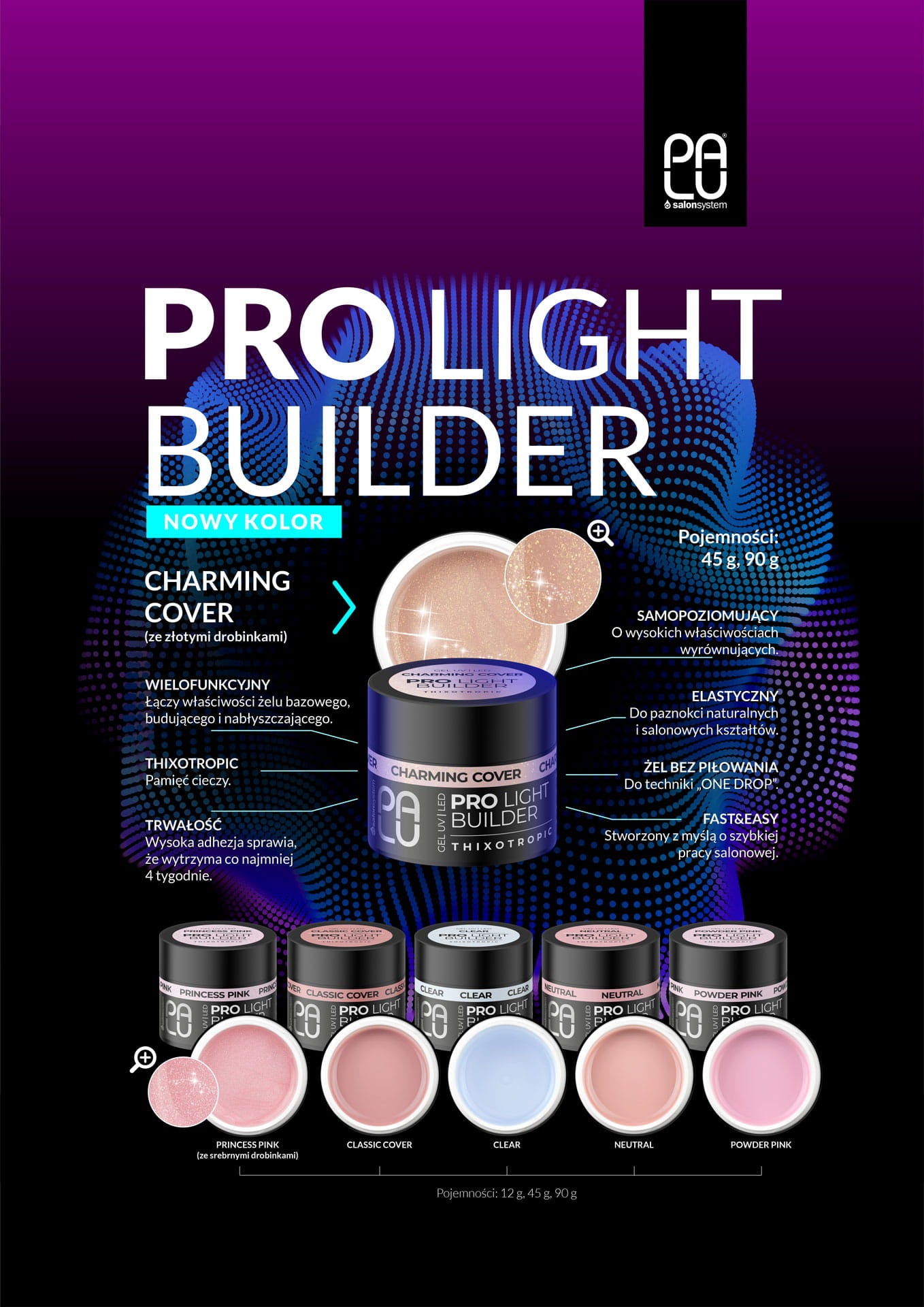 Palu - Pro Light Builder Gel Charming Cover/45g