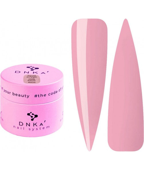 DNKa Liquid Acrygel Płynny Żel Wzmacniający Płytkę #0020 Mochi 15ml