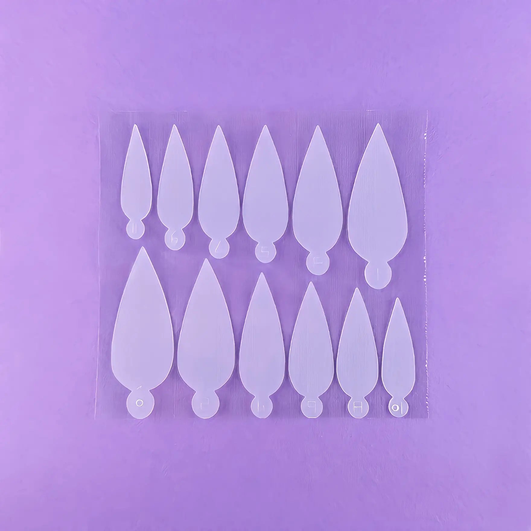 DNKa Formy Do Paznokci Reusable Upper Nail Molds #0001 36pcs