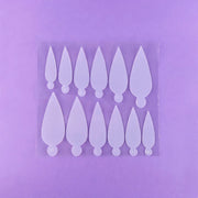 DNKa Formy Do Paznokci Reusable Upper Nail Molds #0001 36pcs